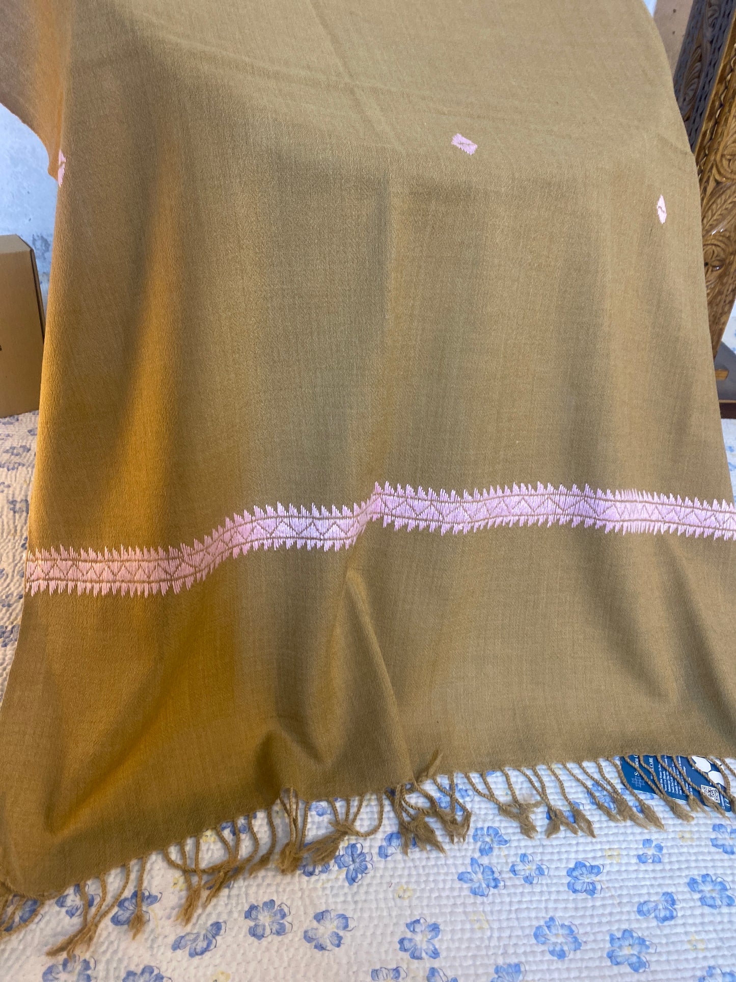 Swati Embroidery Wool Brown BP