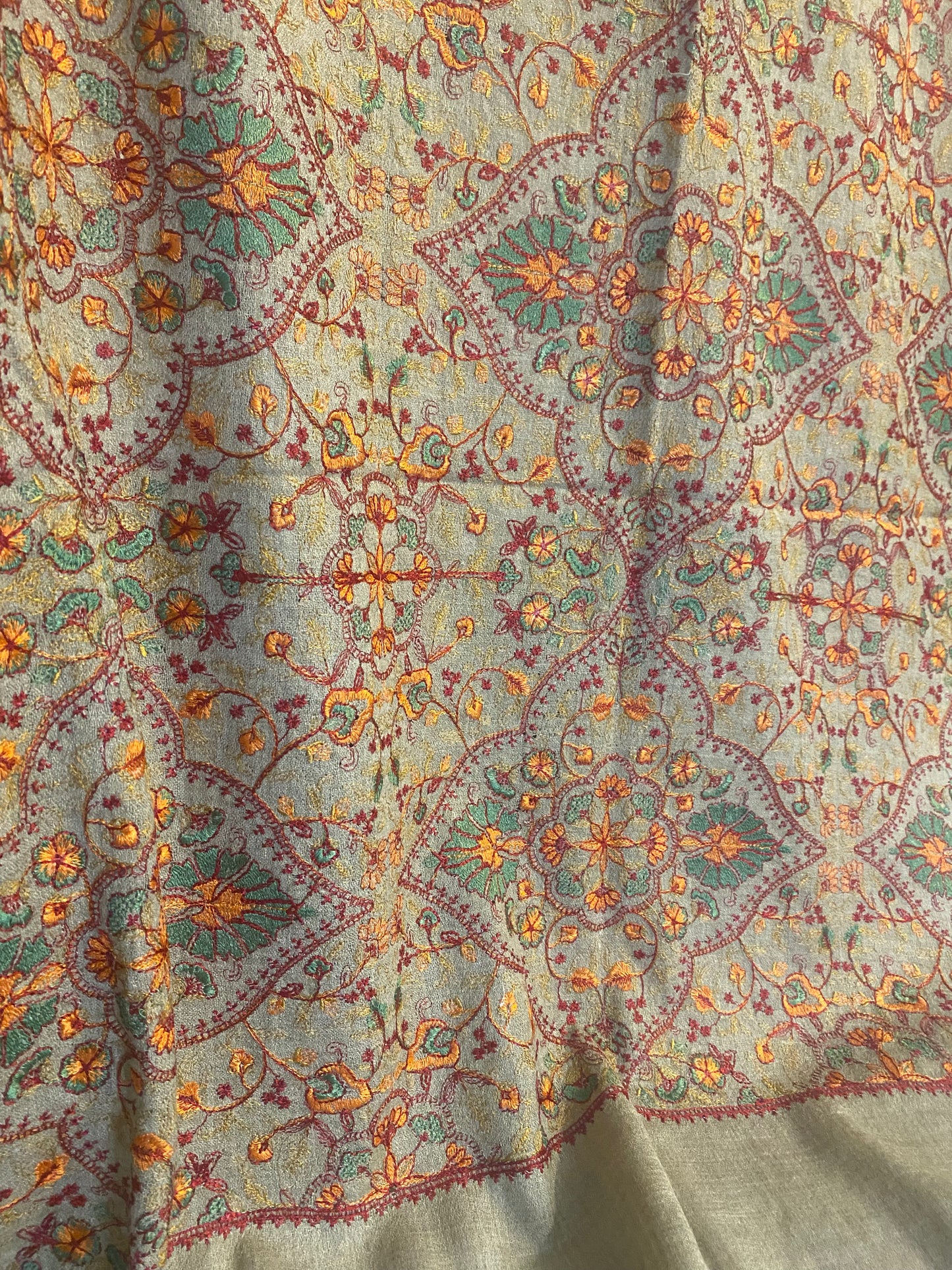 Swati Embroidery Wool Brown