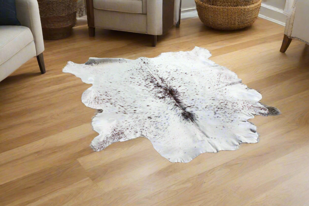 Cow Hide Rug 4x4.5 fts
