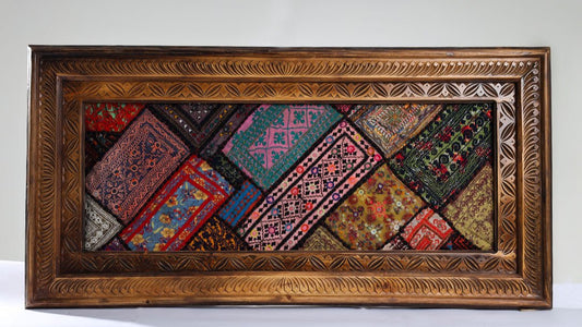 Swati woodworking wooden frame of handicrafts and handmade wooden art work for your home wall