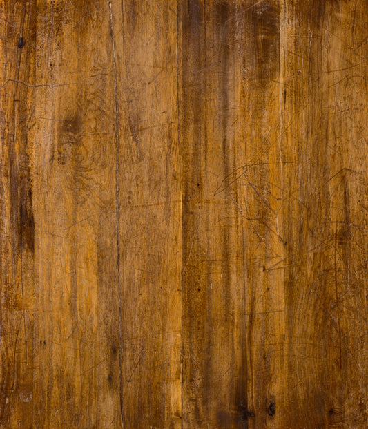 A close-up of a weathered wooden surface