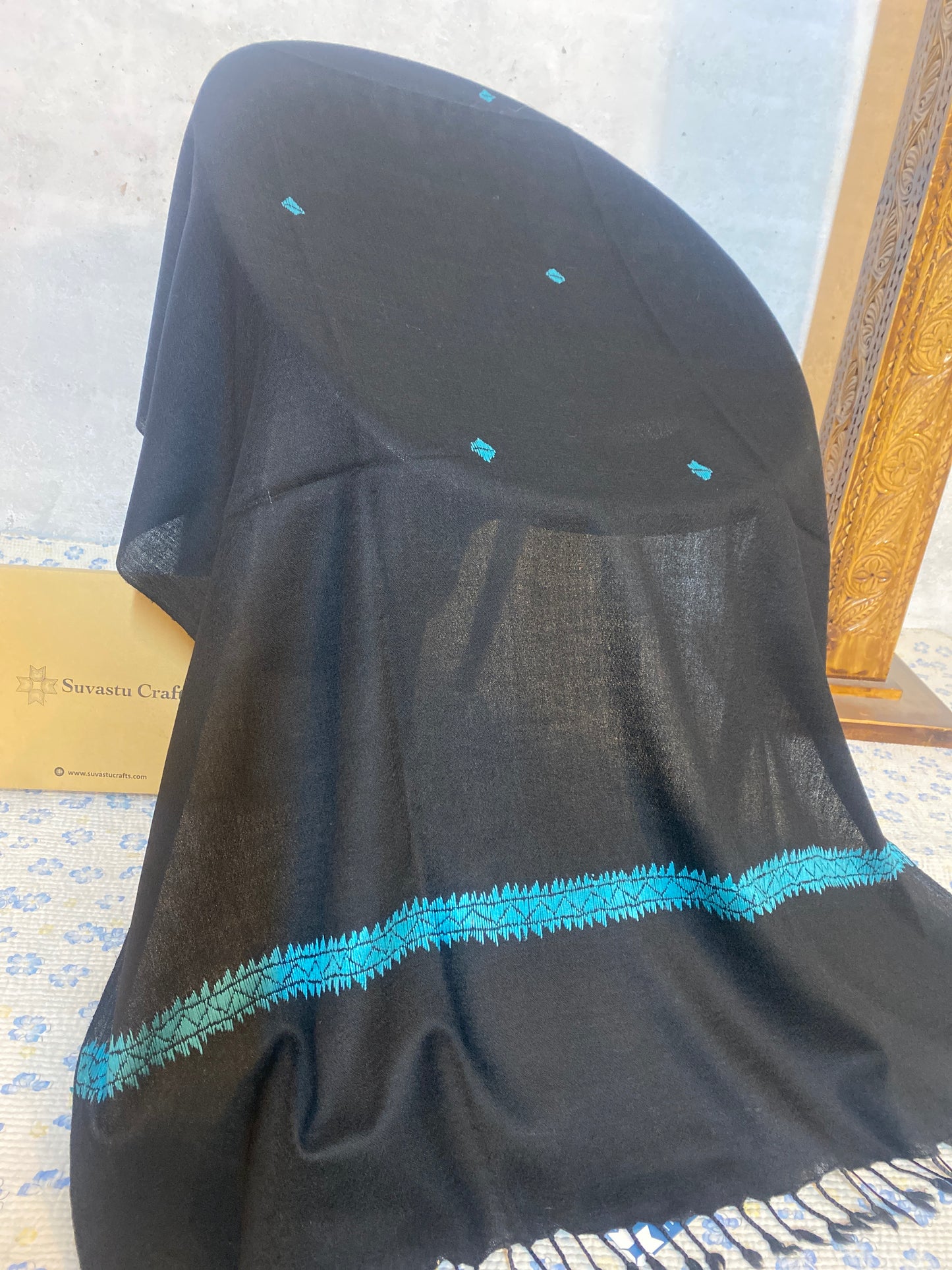 Swati Embroidery Wool Black BP