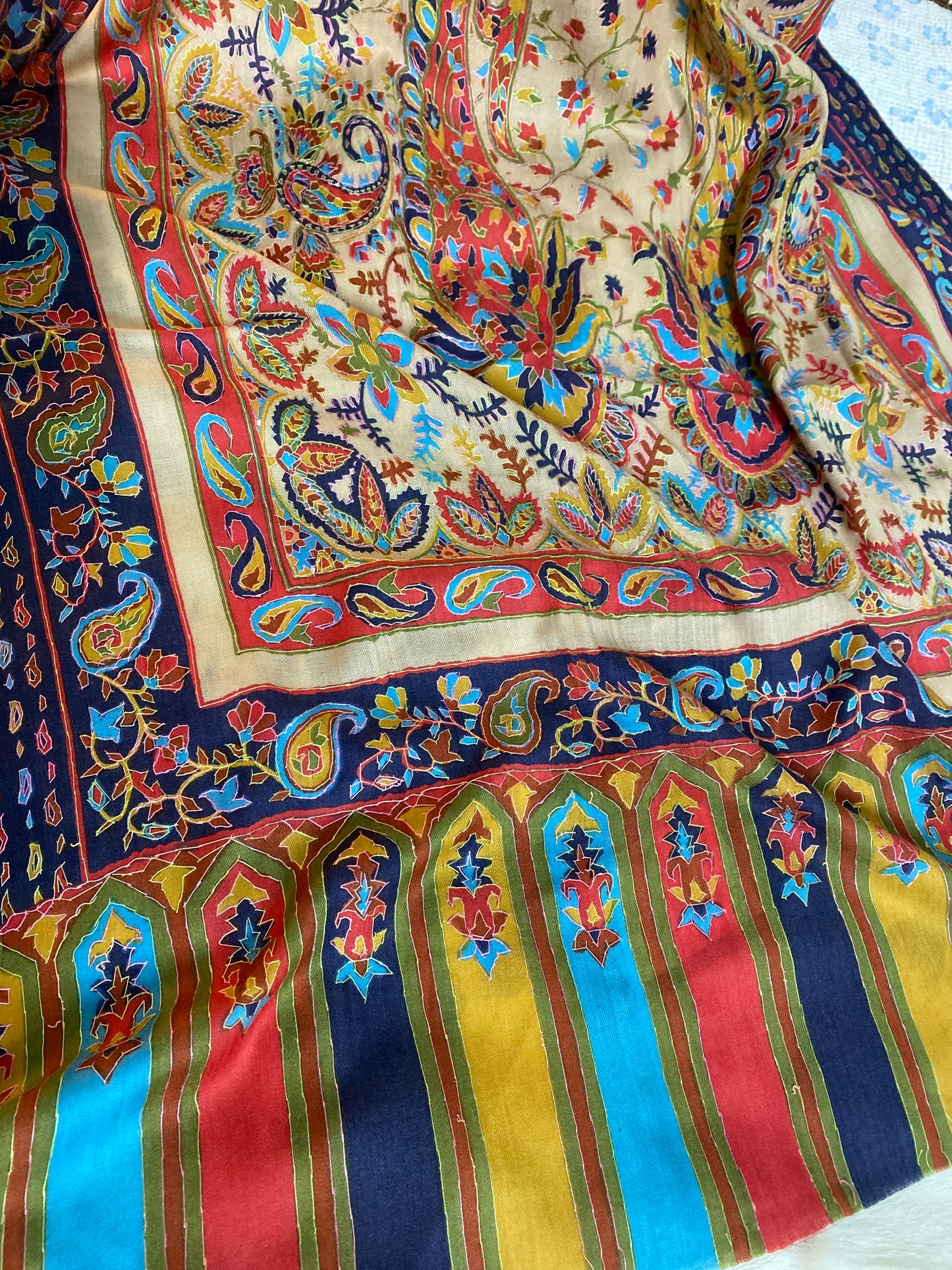 Kashmiri Pashmina Kalam Kar F