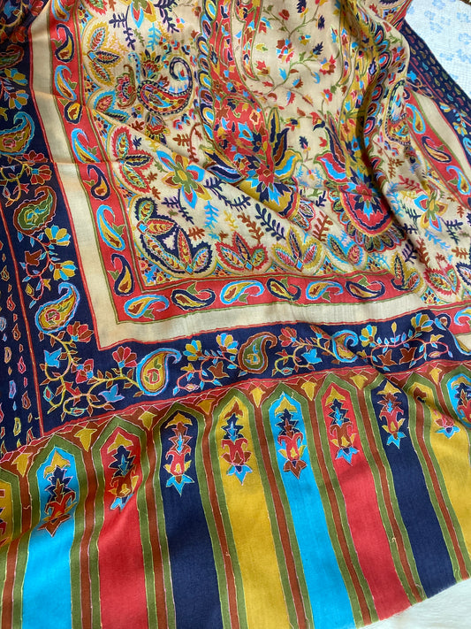Kashmiri Pashmina Kalam Kar F