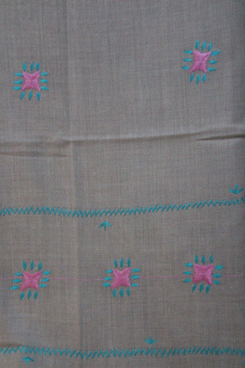Swati Embroidery Wool Brown Q