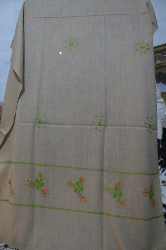 Swati Embroidery Wool Brown S