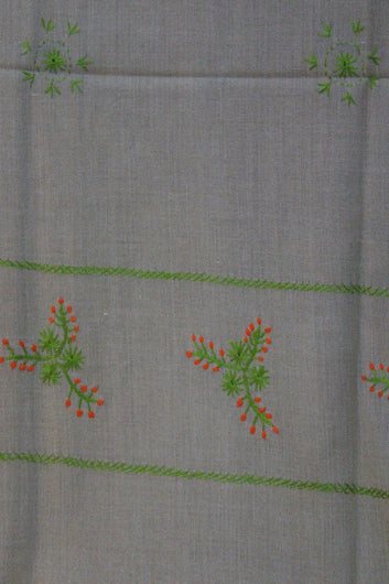 Swati Embroidery Wool Brown S