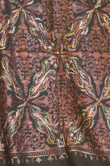Swati Embroidery Wool Black C