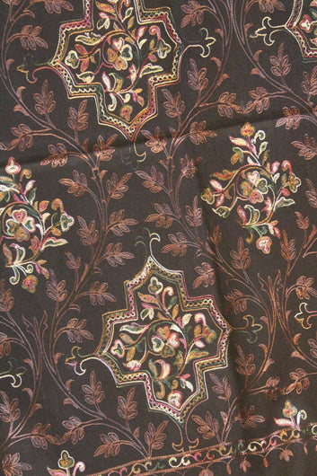 Swati Embroidery Wool Black D