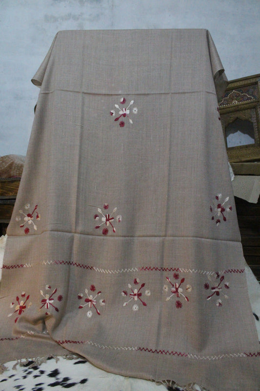 Swati Embroidery Wool Brown Z