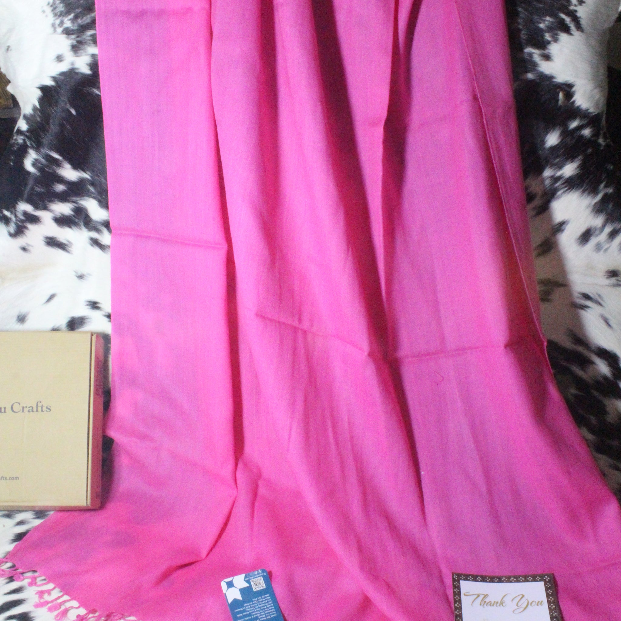 Suvastu Kadhi Plain Pink
