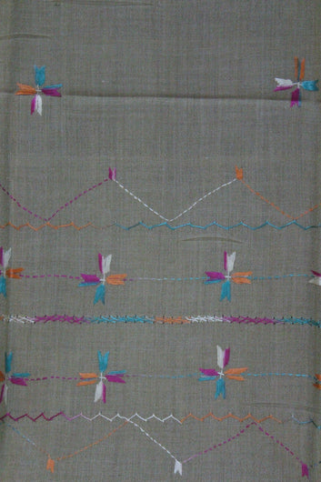 Swati Embroidery Wool Brown