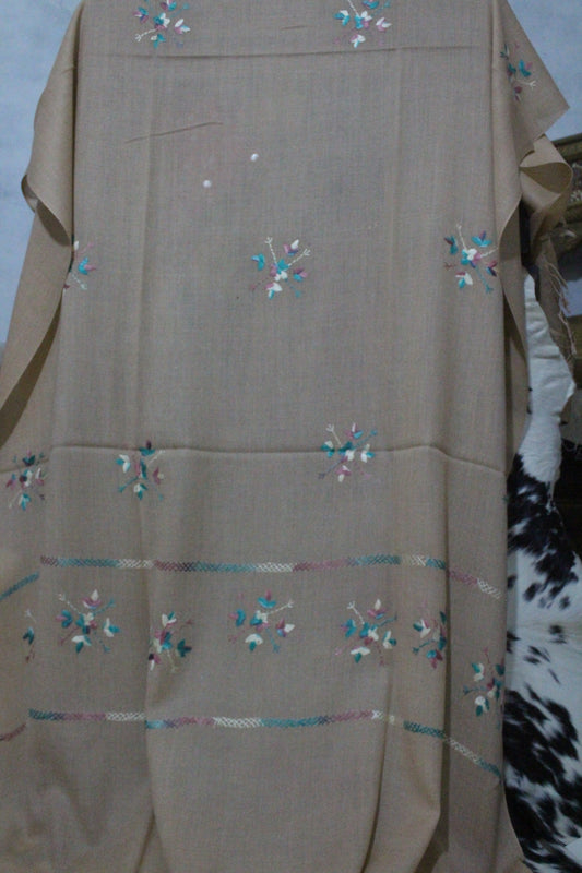 Swati Embroidery Wool Brown