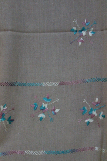 Swati Embroidery Wool Brown