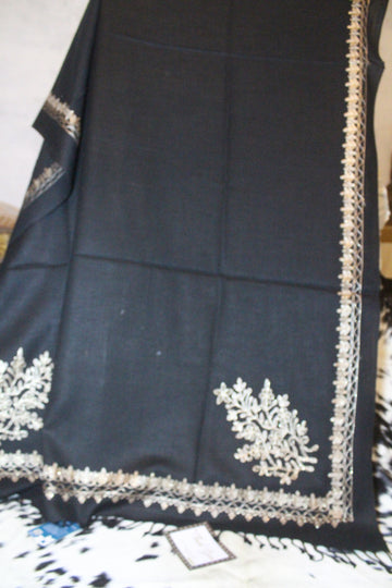 Swati Embroidery Wool Black H