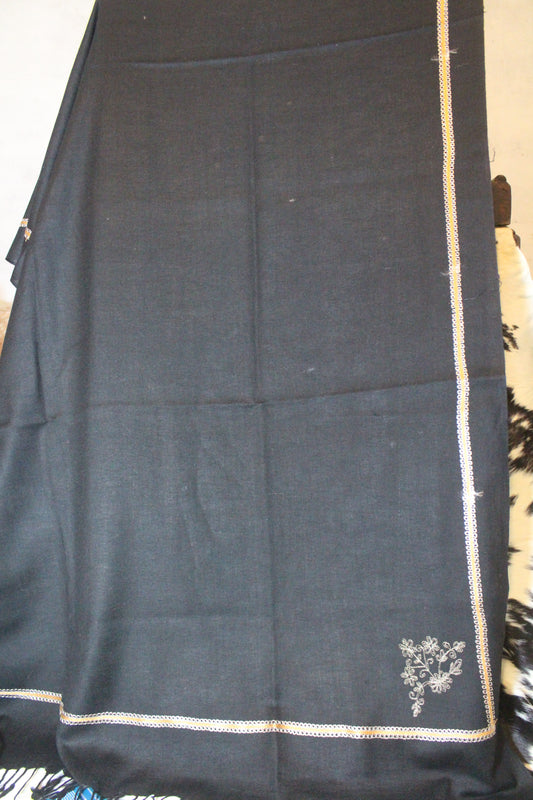 Swati Embroidery Wool Black I