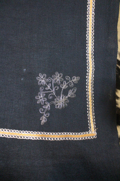 Swati Embroidery Wool Black I