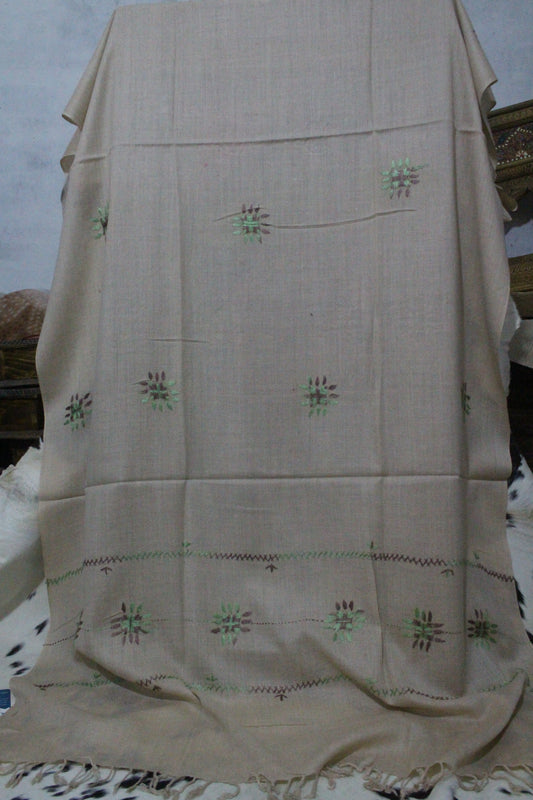 Swati Embroidery Wool Brown