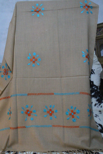 Swati Embroidery Wool Brown