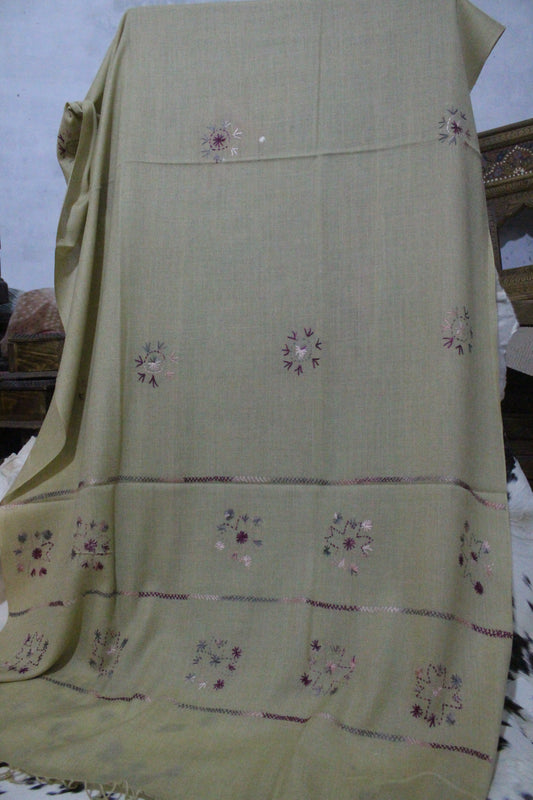 Swati Embroidery Wool Brown