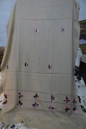 Swati Embroidery Wool Brown