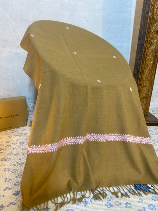 Swati Embroidery Wool Brown BP