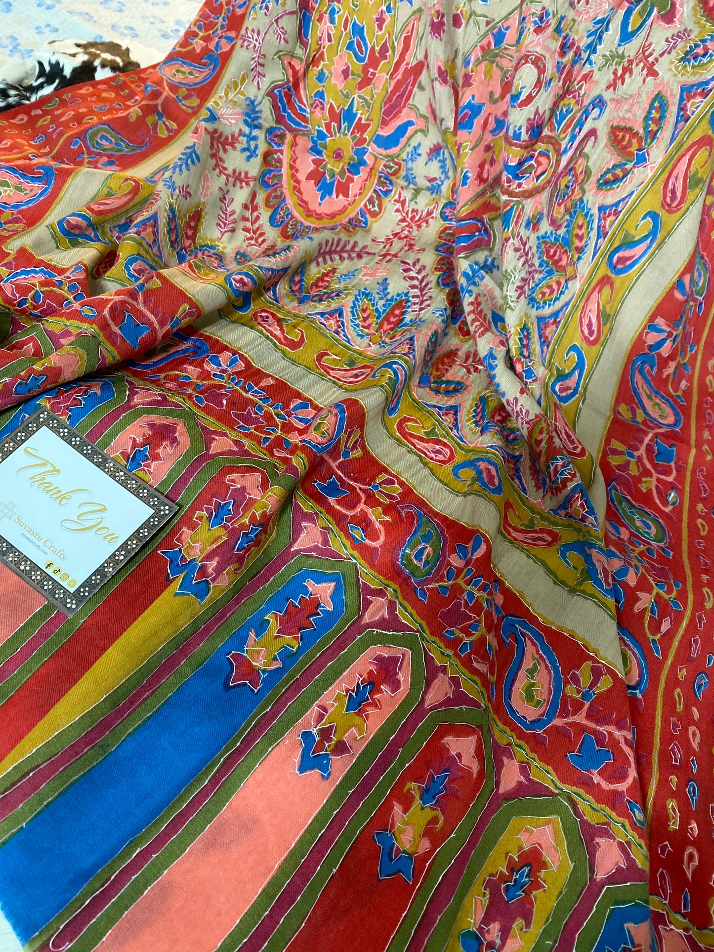 Kashmiri Pashmina Kalam Kar C