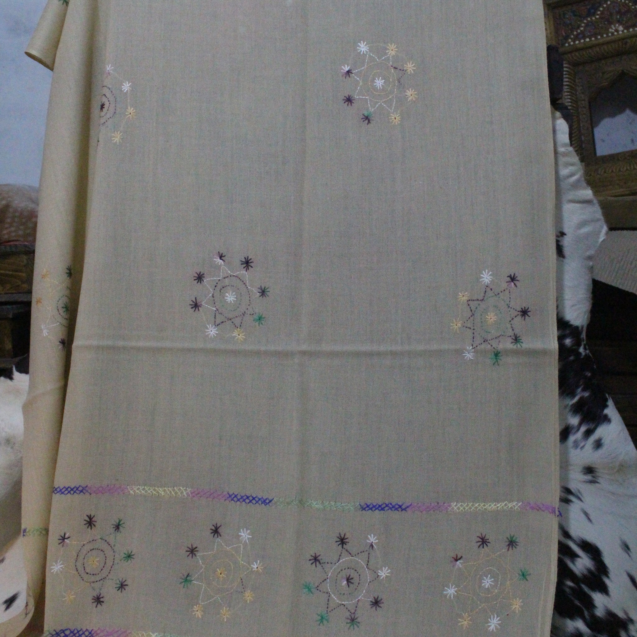 Swati Embroidery Wool Brown I
