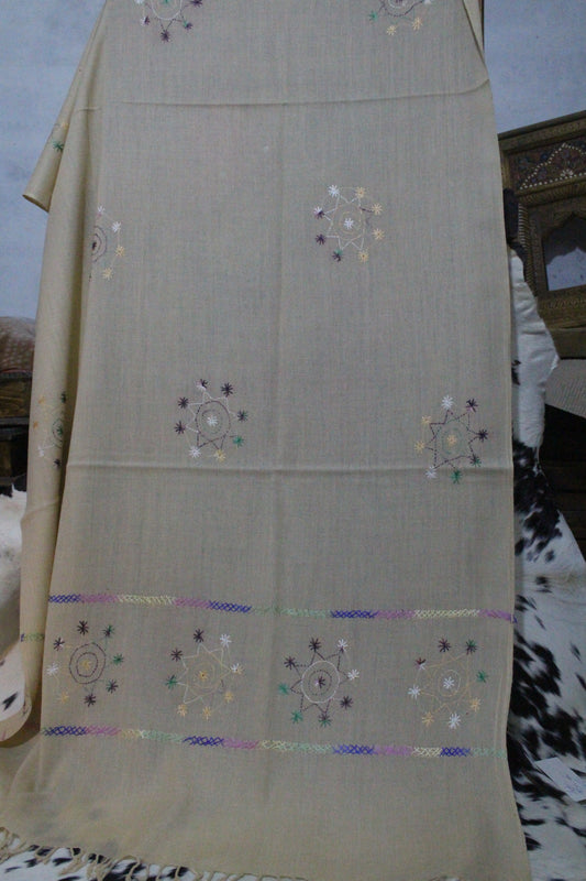 Swati Embroidery Wool Brown I
