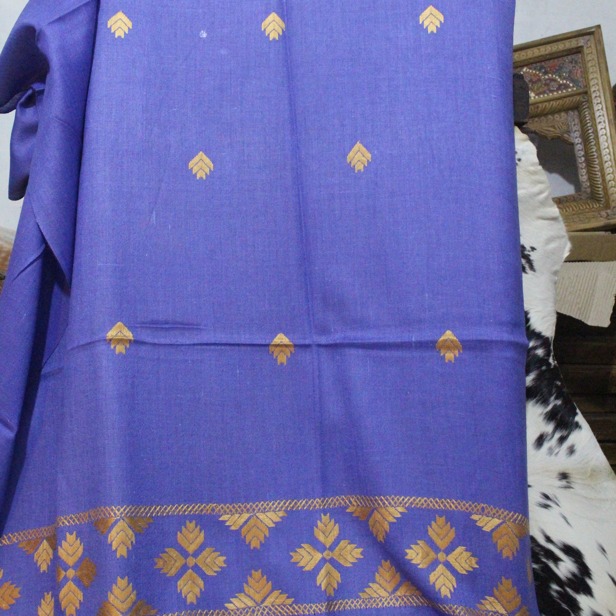 Swati Embroidery Wool Blue B