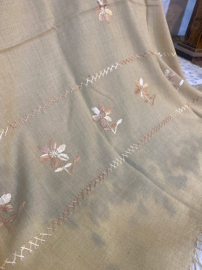 Swati Embroidery Wool Brown H