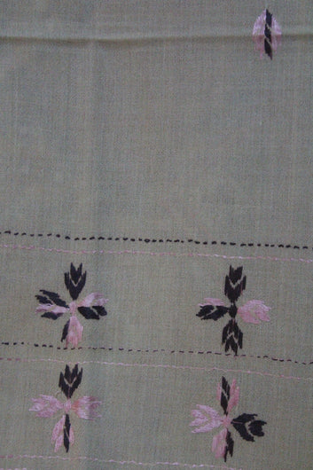 Swati Embroidery Wool Brown F