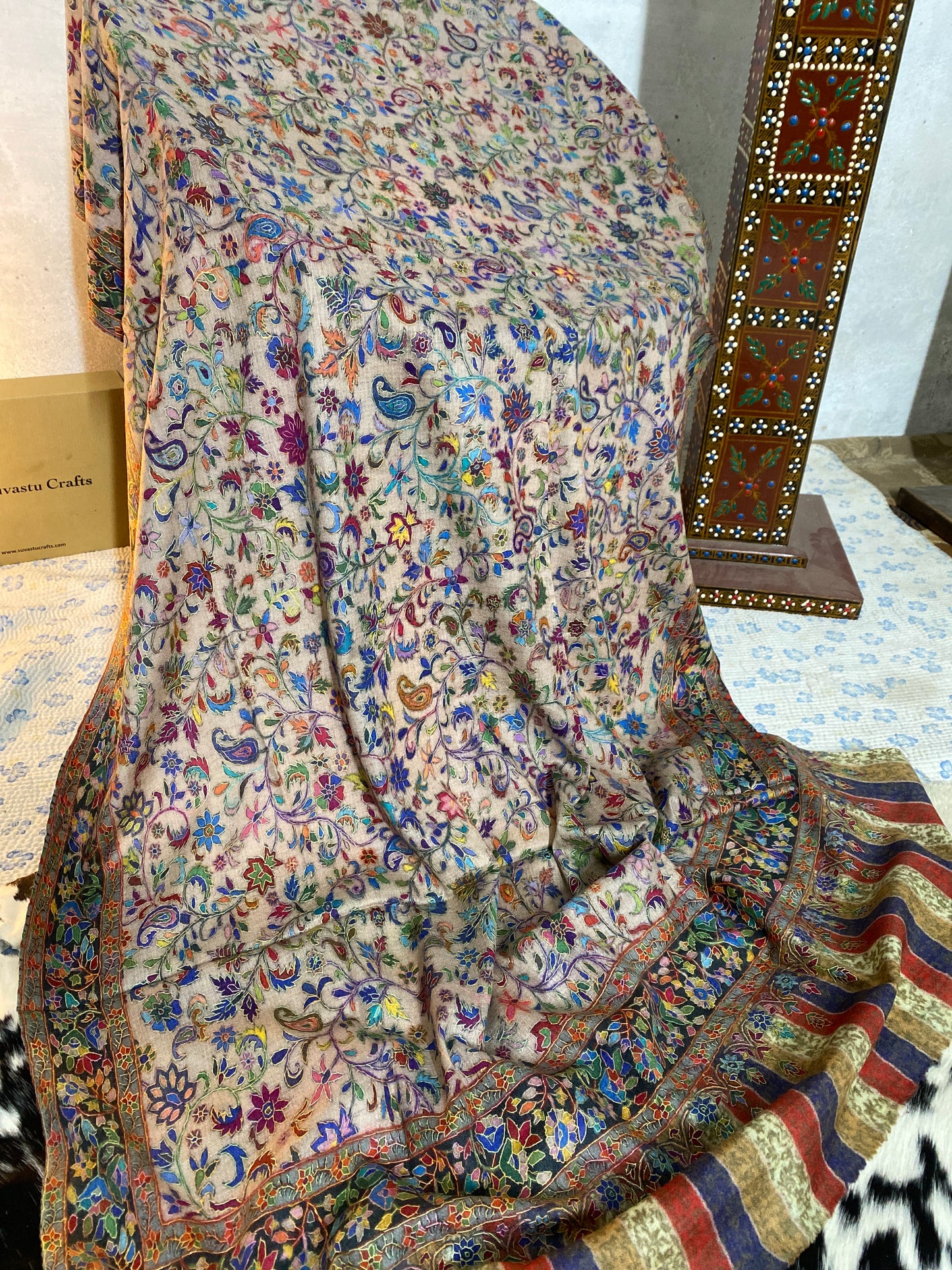 Kashmiri Pashmina Kalam Kar H