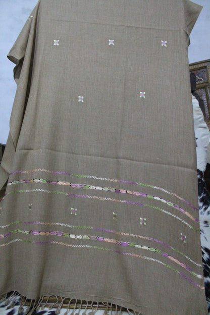 Swati Embroidery Wool Brown