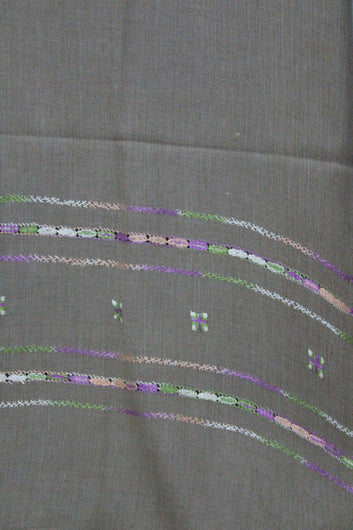 Swati Embroidery Wool Brown