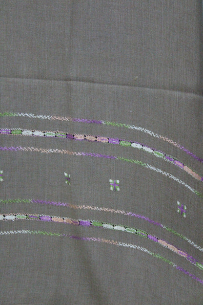 Swati Embroidery Wool Brown