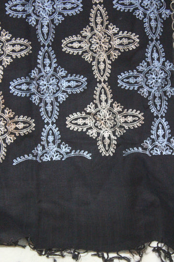 Swati Embroidery Wool BLack AK