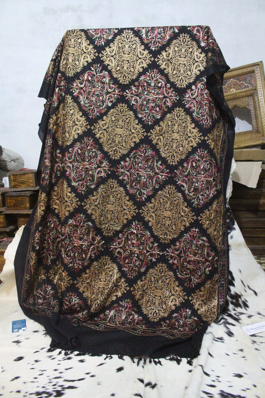 Swati Embroidery Wool BLack AL