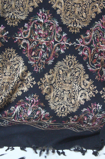 Swati Embroidery Wool BLack AL