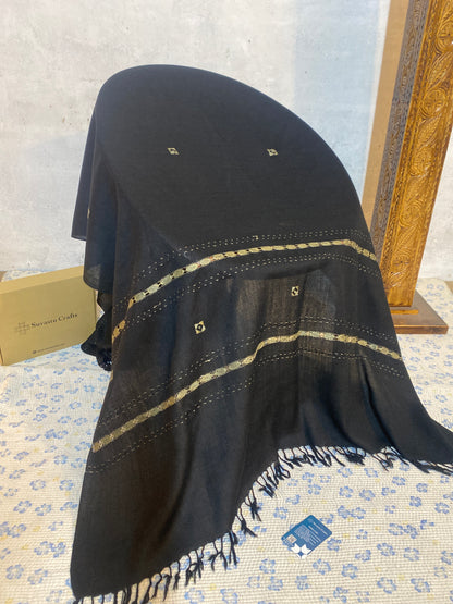 Swati Embroidery Wool Black BC