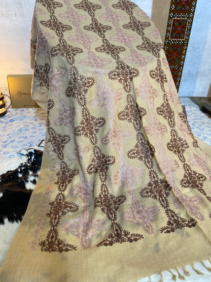 Swati Embroidery Wool Brown HM