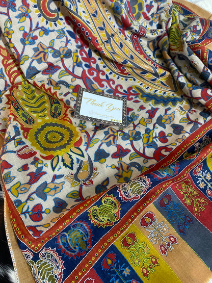 Kashmiri Pashmina Kalam Kar B