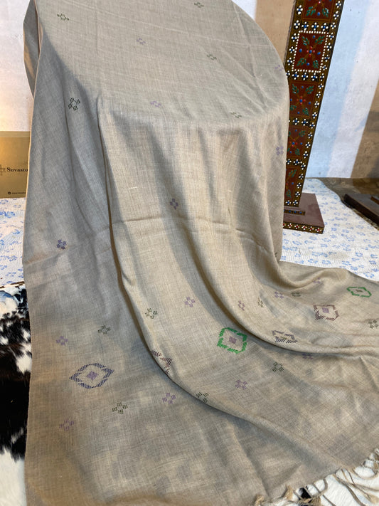 Suvastu special Hand Kadhi Gray