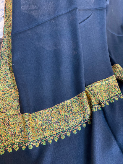 Kashmiri Pashmina Black A