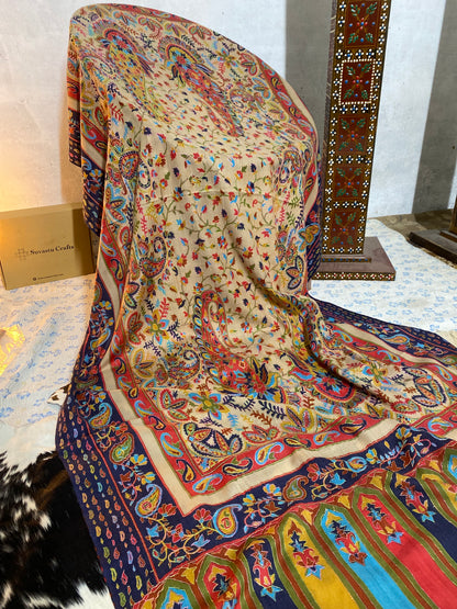 Kashmiri Pashmina Kalam Kar F