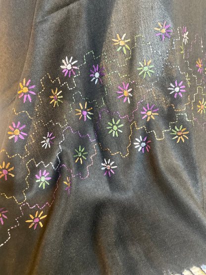 Swati Embroidery Wool Black SM