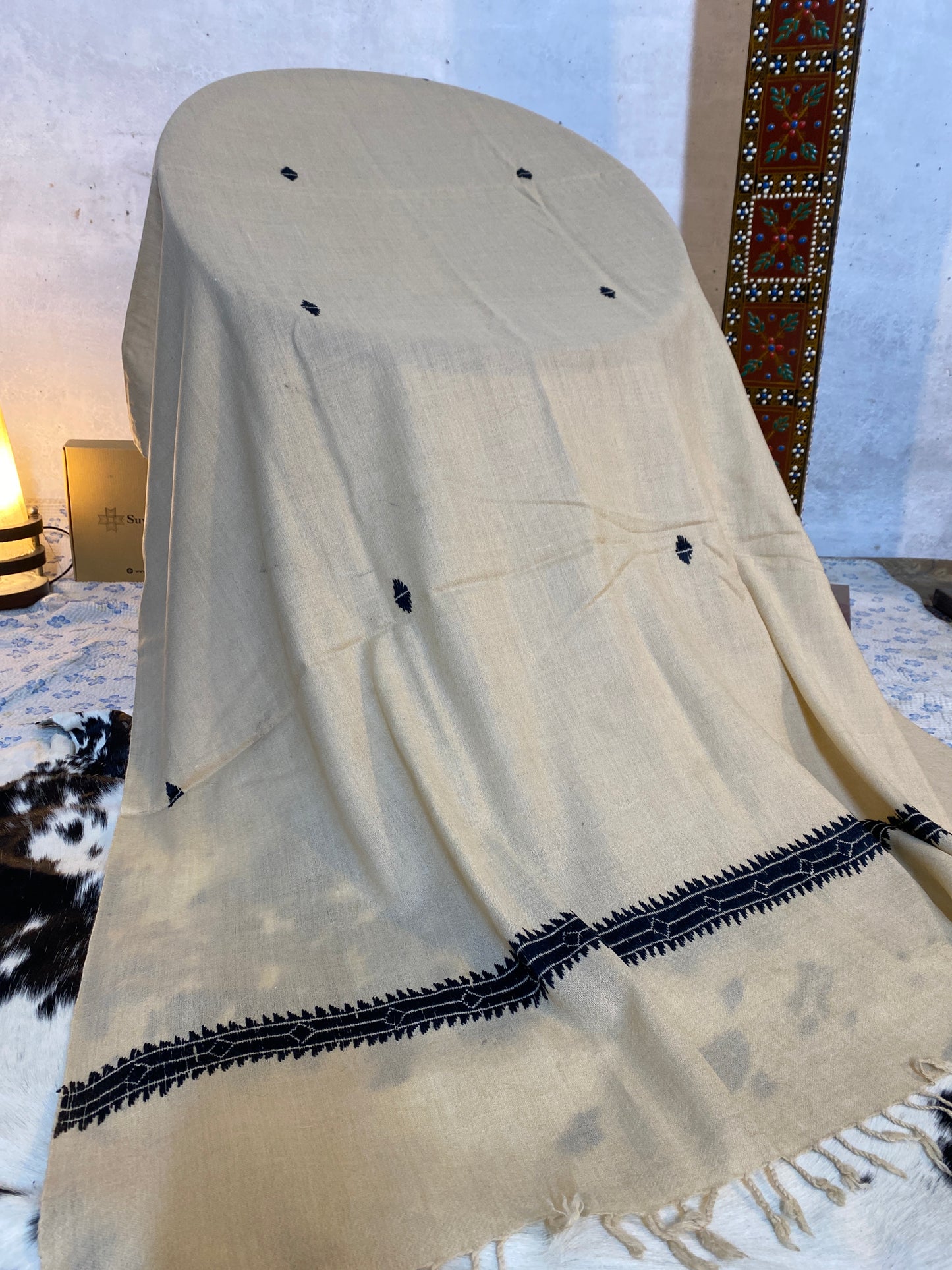 Swati Embroidery Wool Brown DB