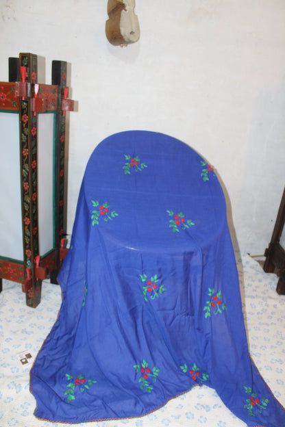 Summer Swiss Shawl Blue A