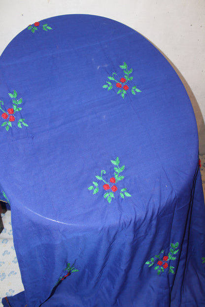 Summer Swiss Shawl Blue A