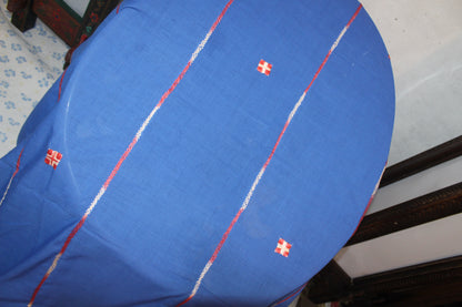Summer Swiss Shawl Blue B